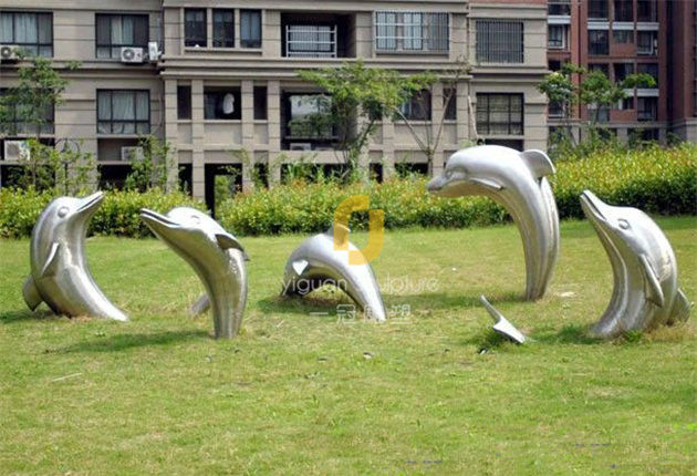 海豚系列 不锈钢雕塑